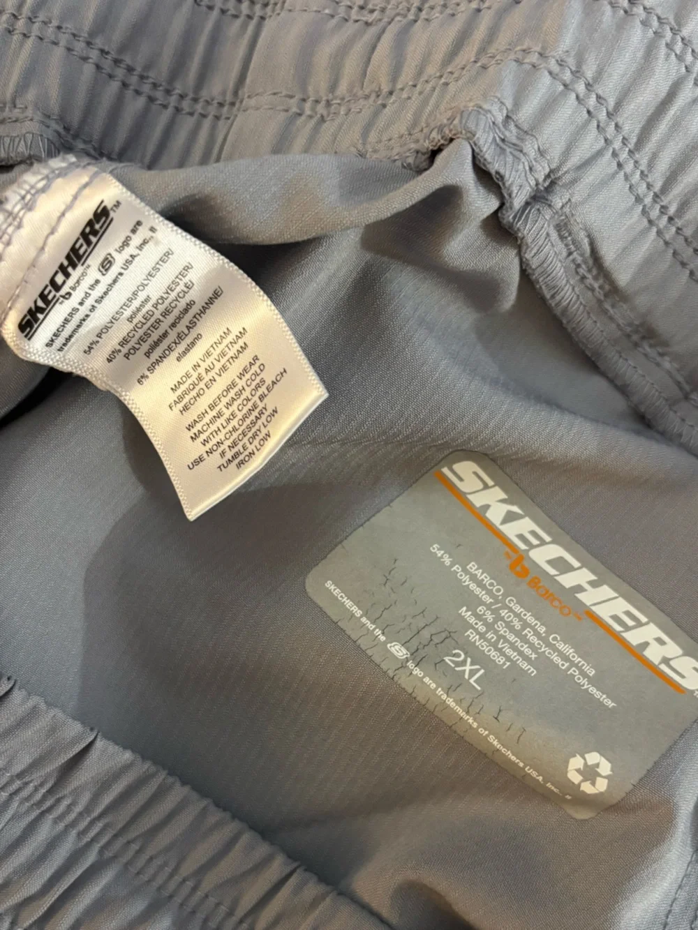 Skechers Gray Scrub Joggers 2XL Barco Comfort Stretch Nurse Pants
